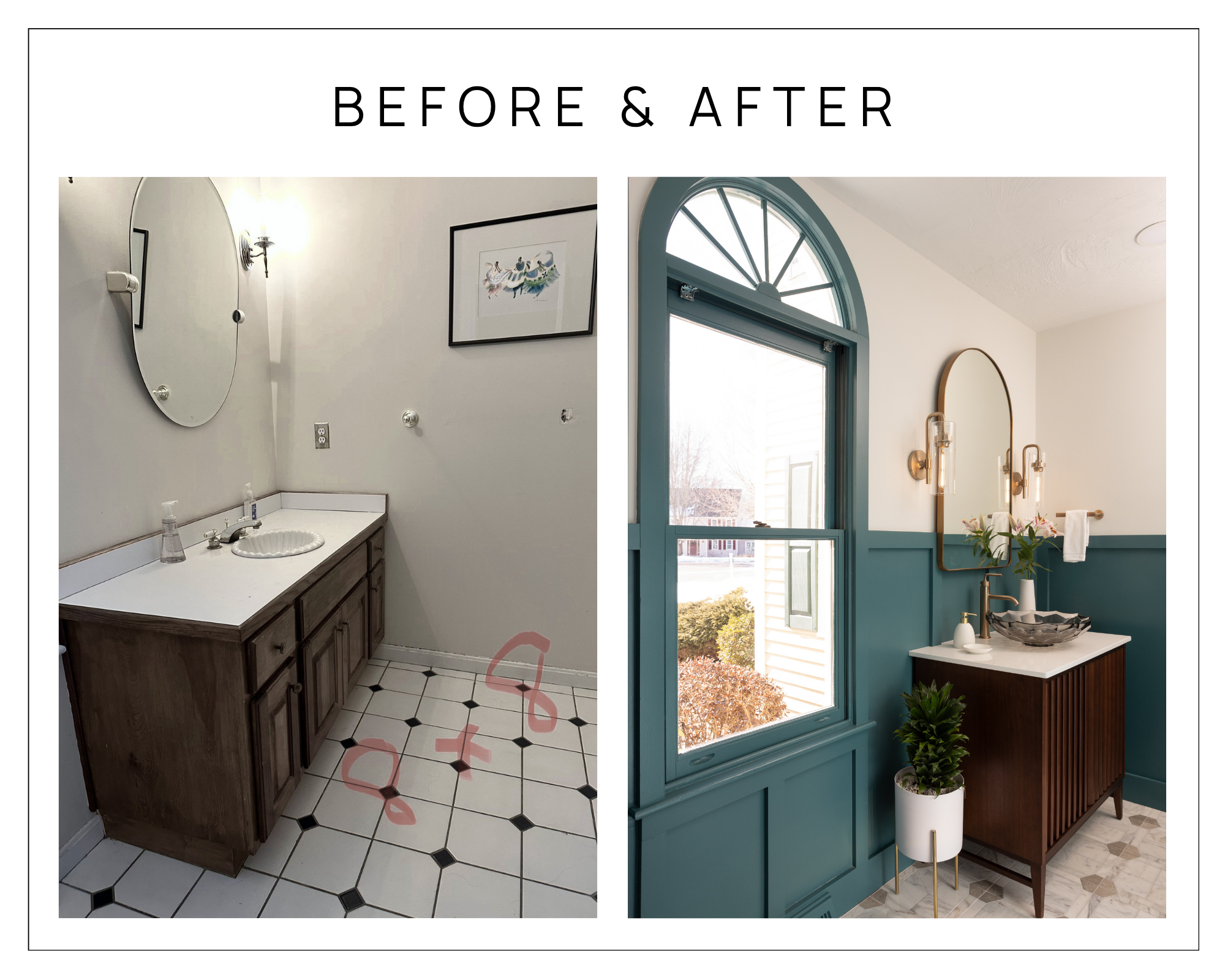 Moody Teal Powder Bath