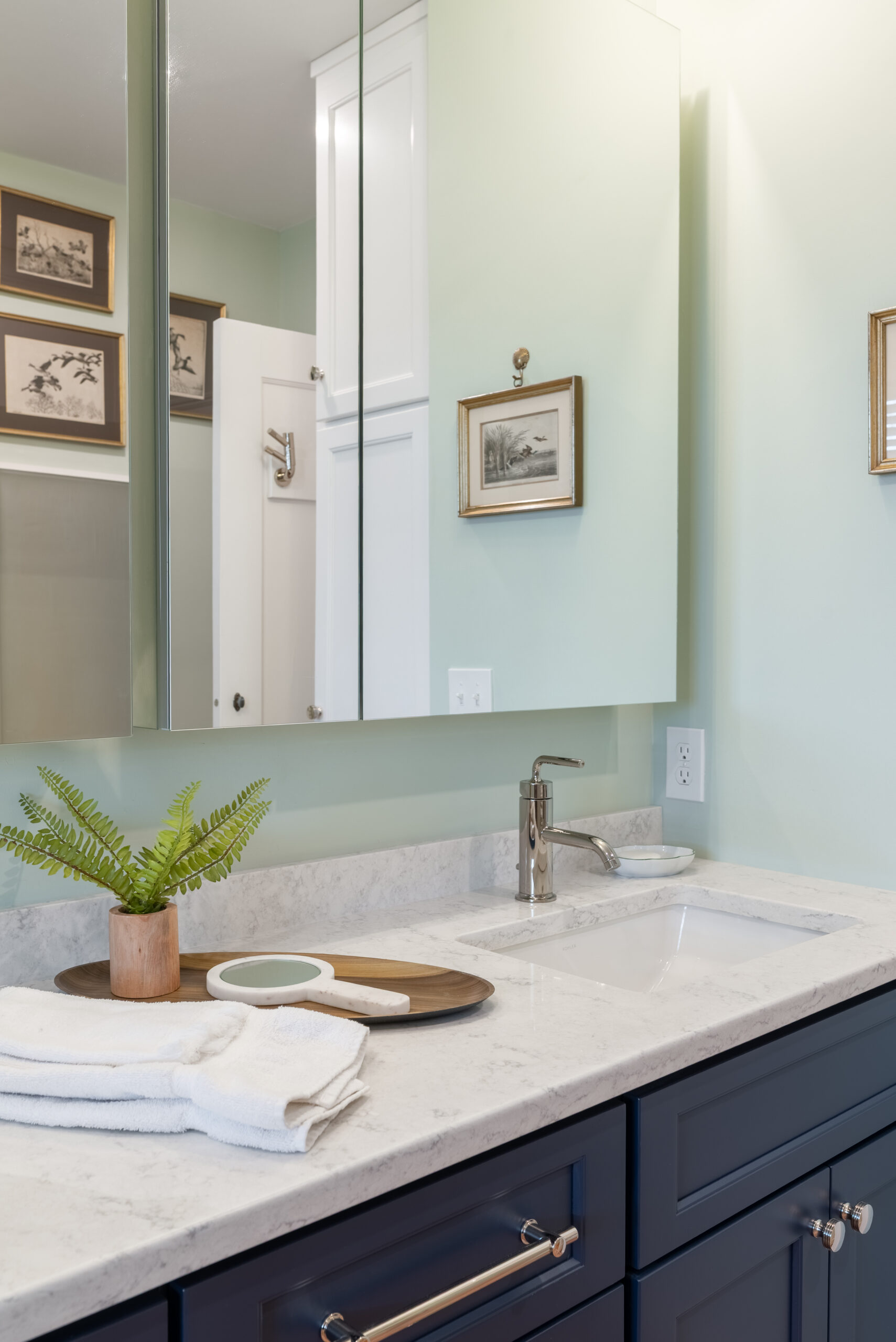 Soft Green Primary Bath