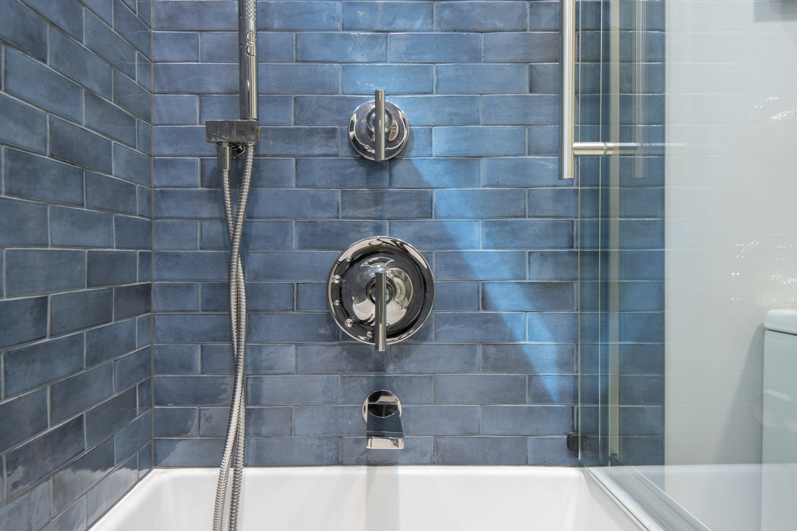 Serene Blue Guest Bath