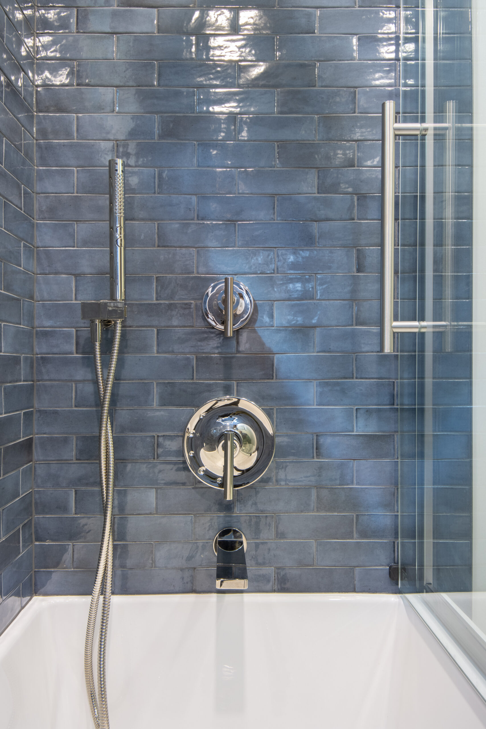 Serene Blue Guest Bath