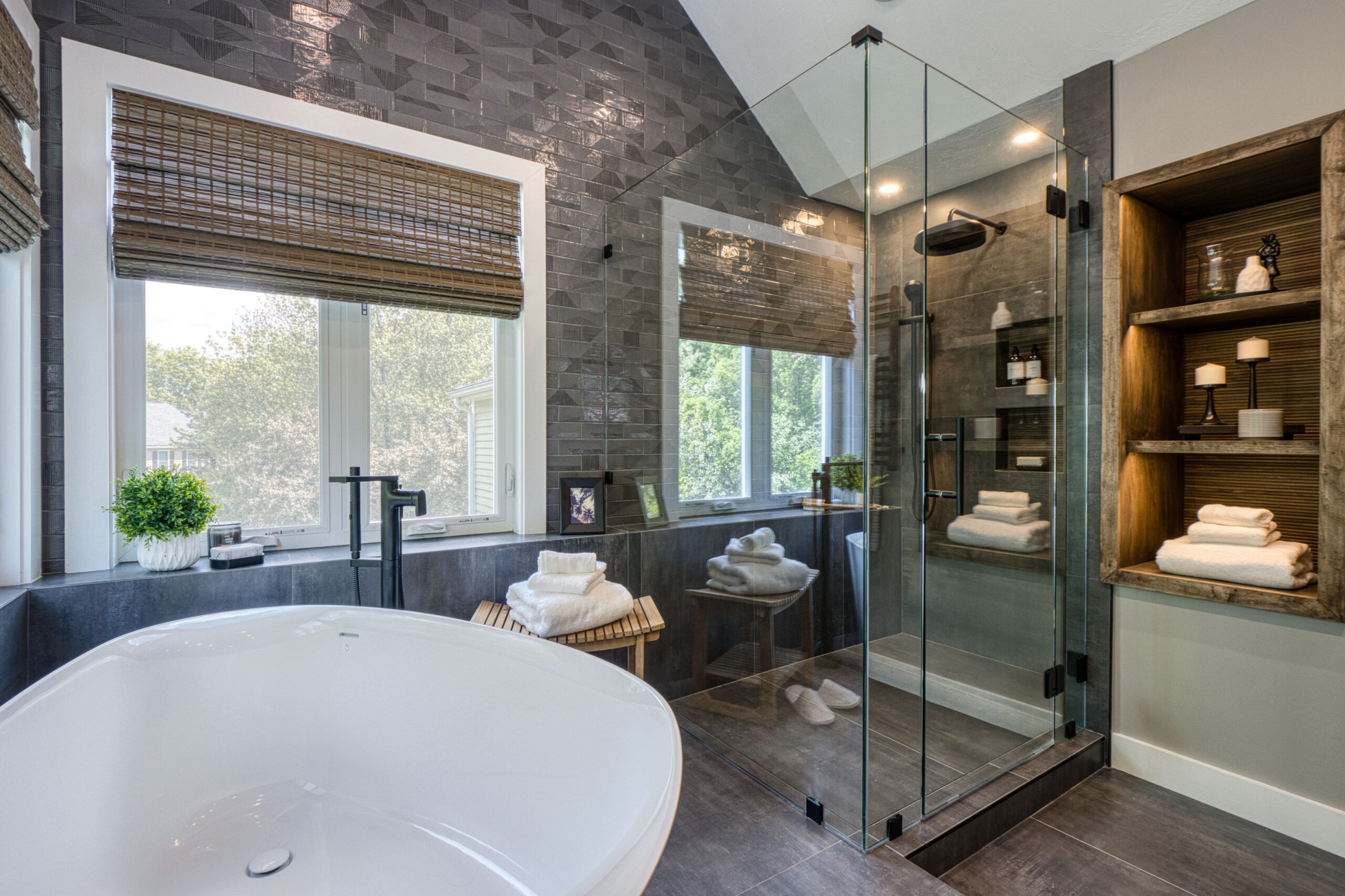 Masculine Modern Bathroom Retreat