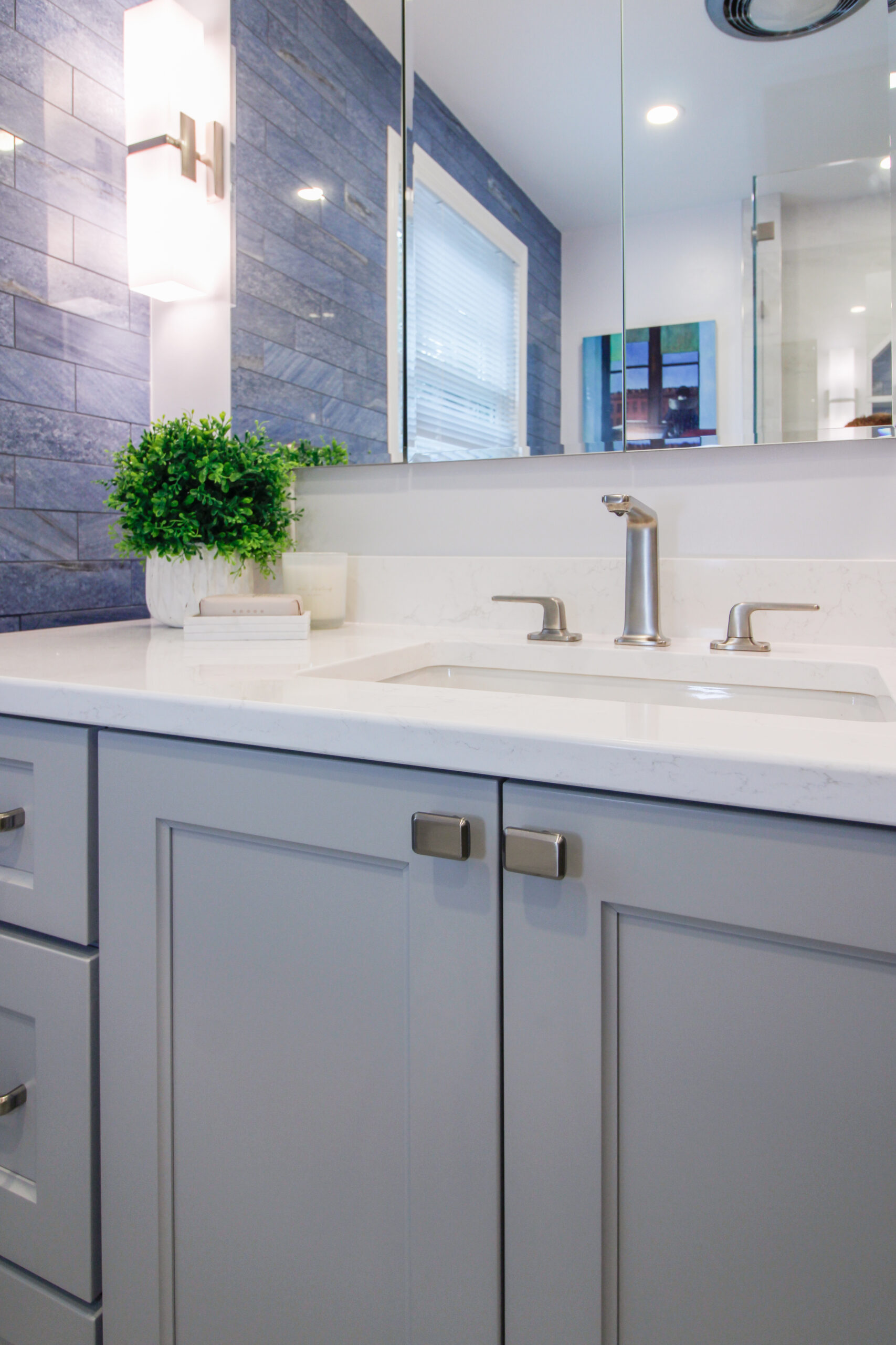 Bold & Blue Bath