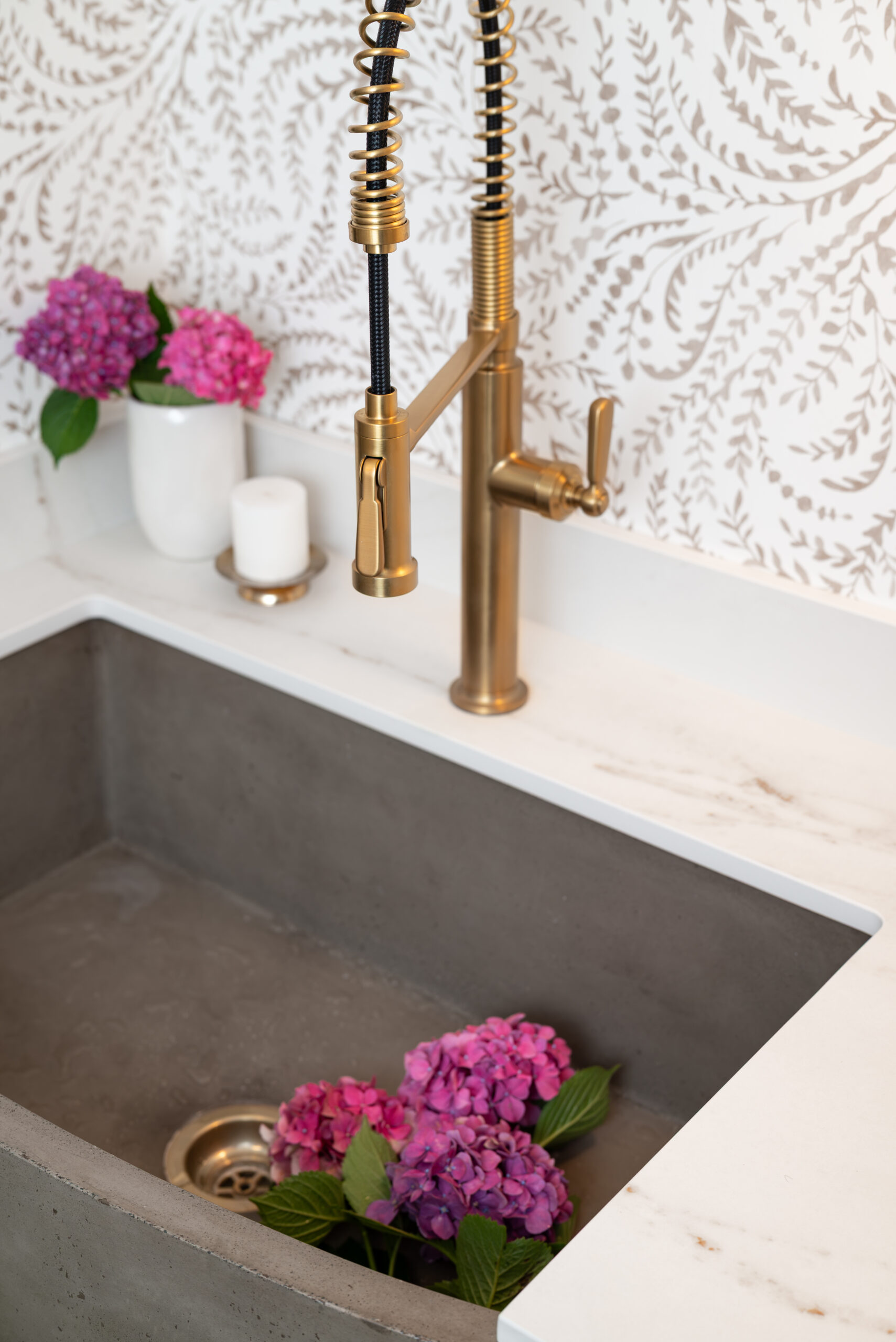 Patterned Laundry Room