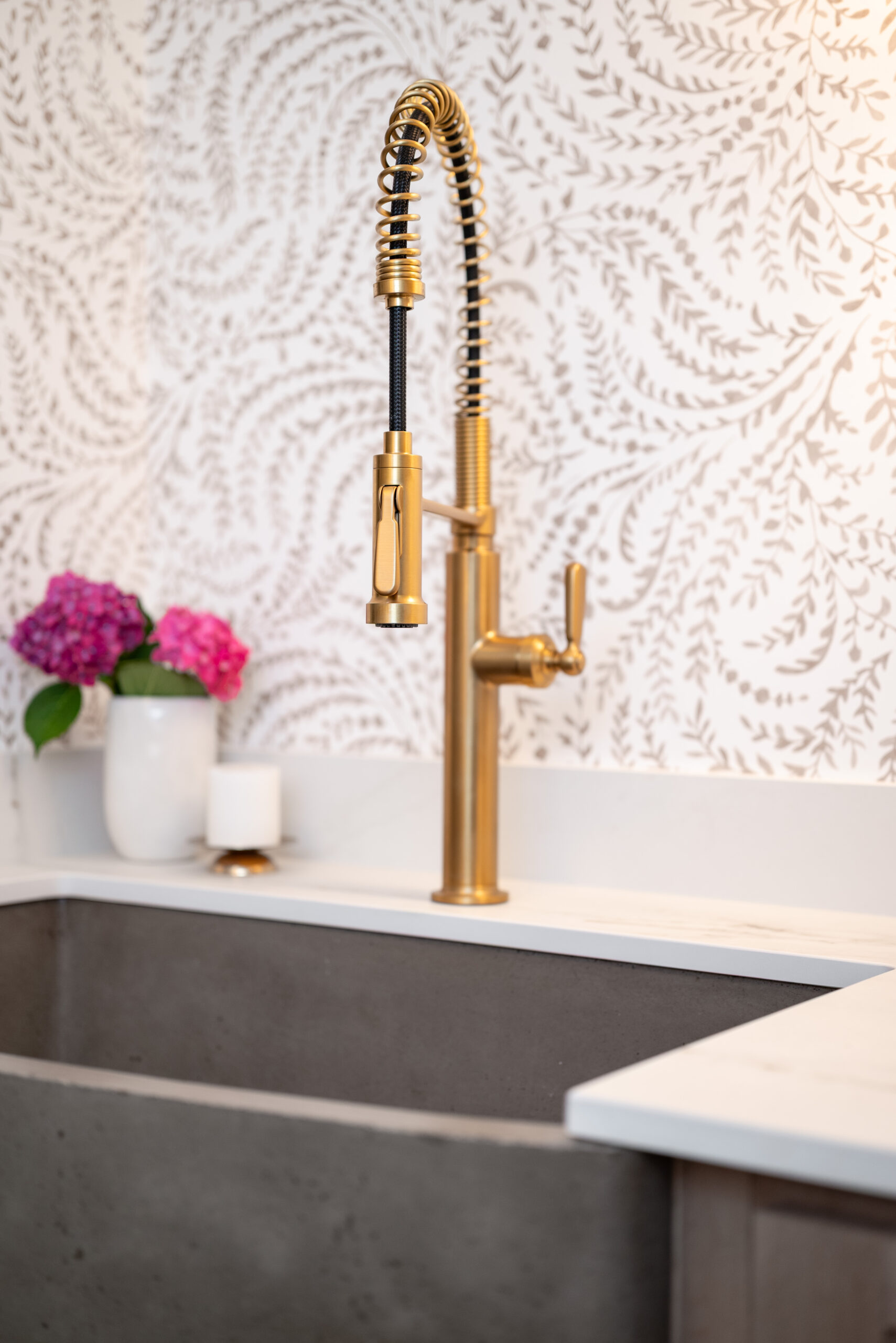 Patterned Laundry Room