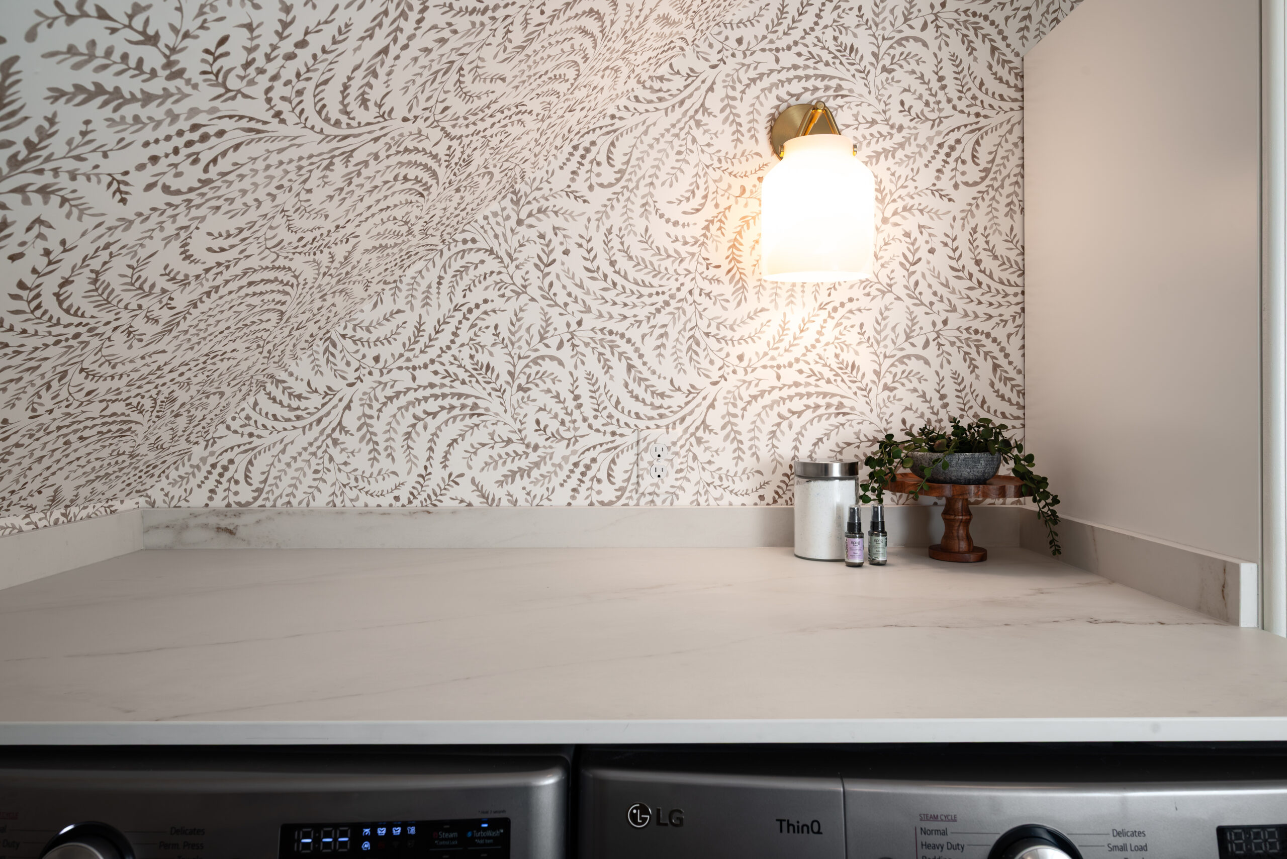 Patterned Laundry Room