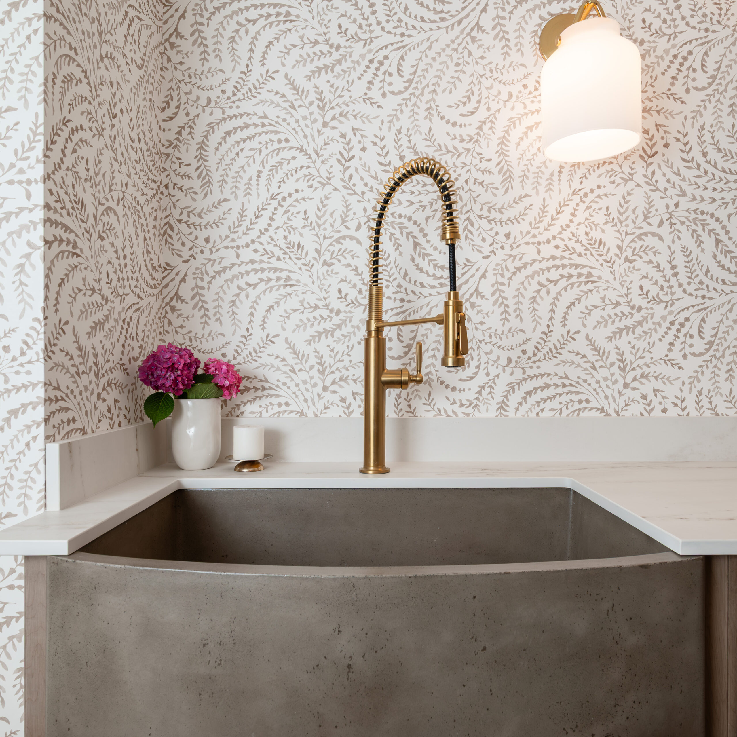 Patterned Laundry Room